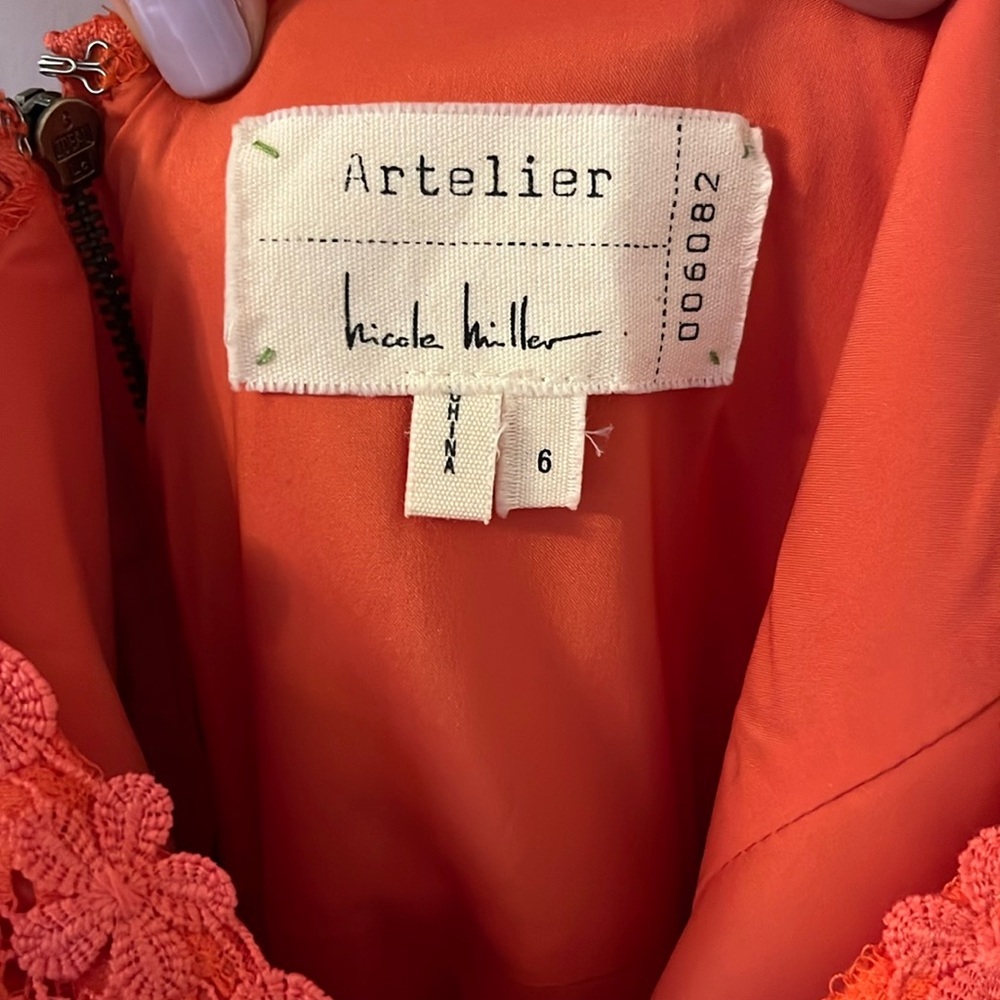 Nicole Miller Mango Lace Dress - Picture 4 of 5